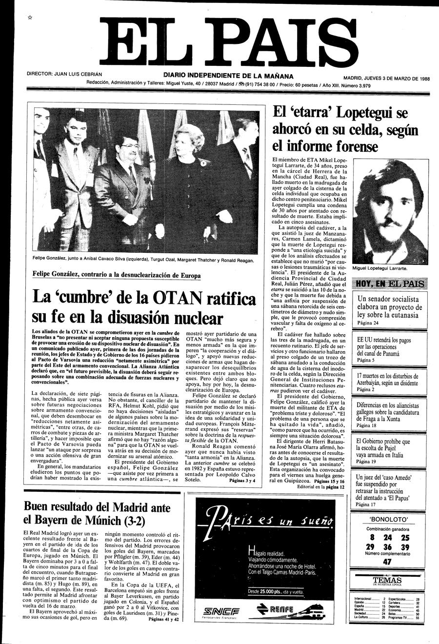 3 de Marzo de 1988