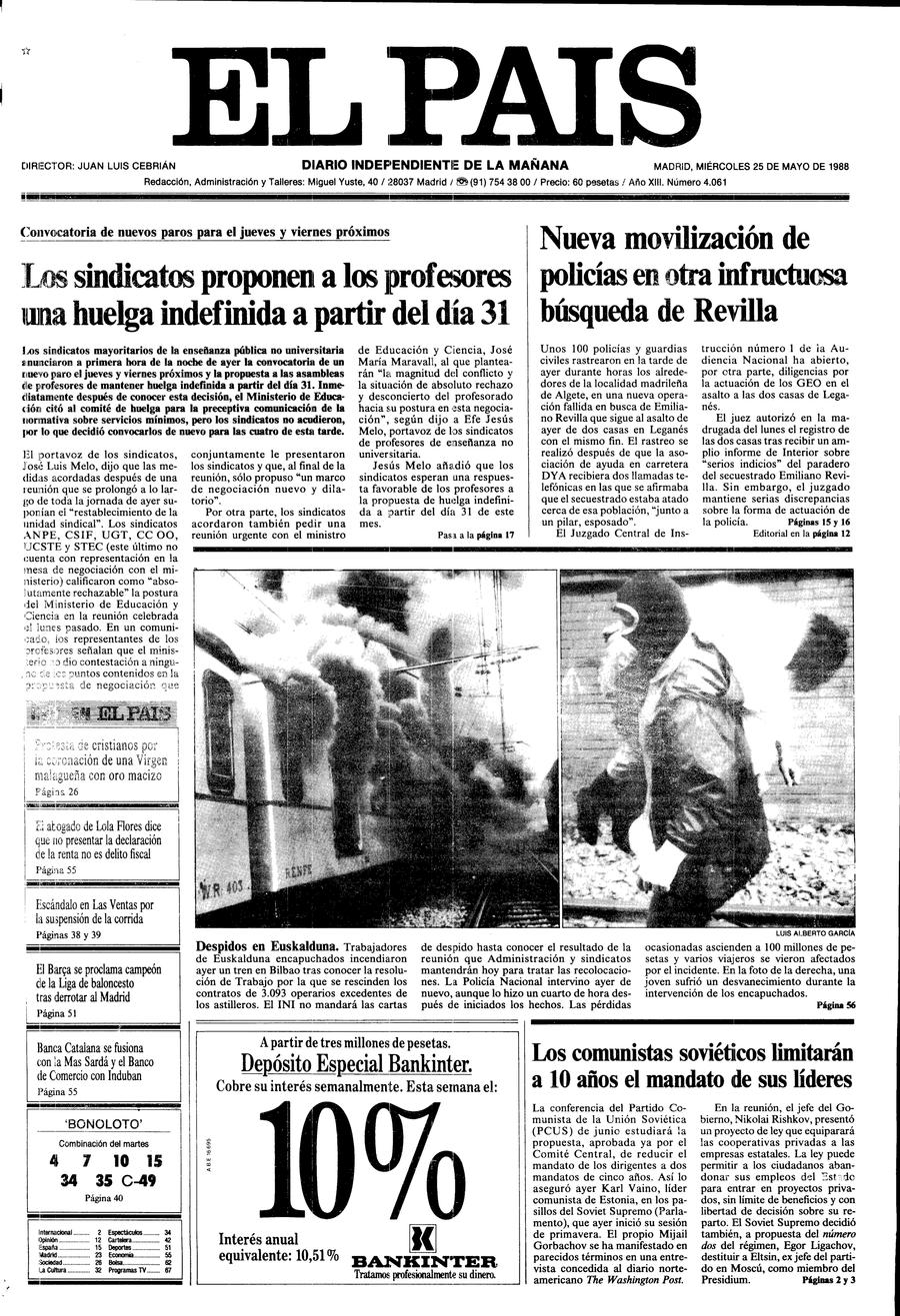 25 de Mayo de 1988