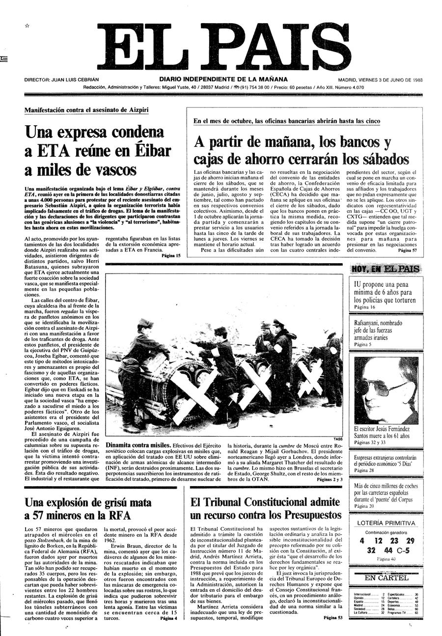 3 de Junio de 1988