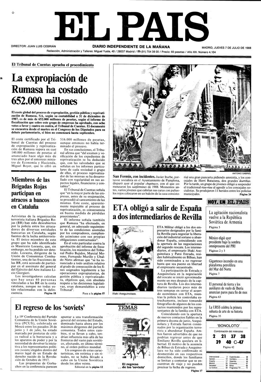 7 de Julio de 1988