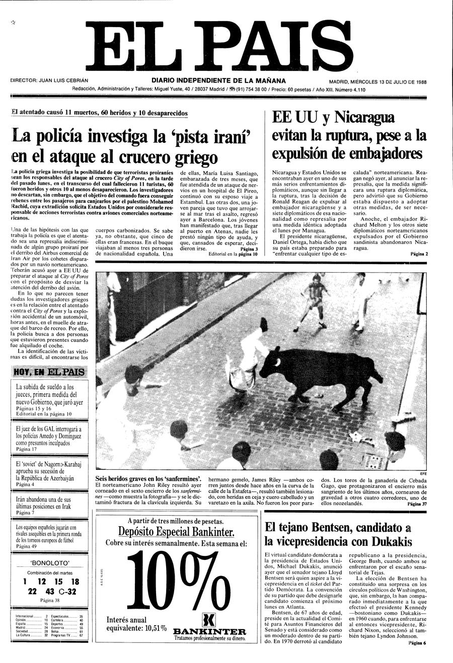 13 de Julio de 1988
