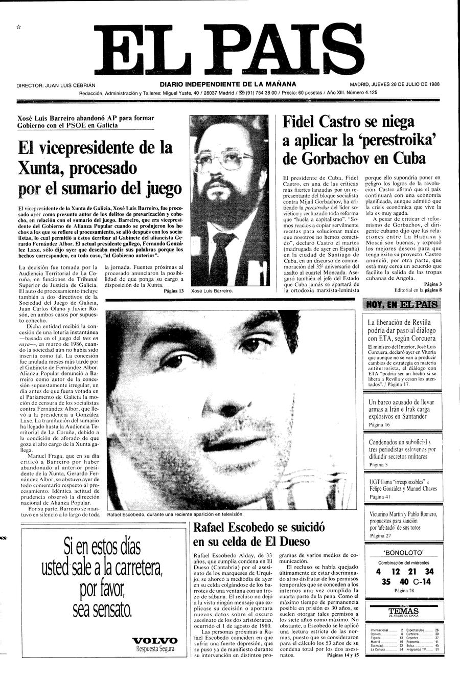 28 de Julio de 1988