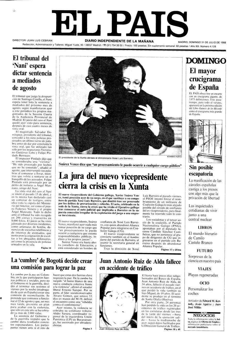 31 de Julio de 1988