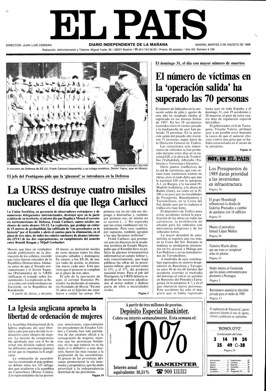2 de Agosto de 1988