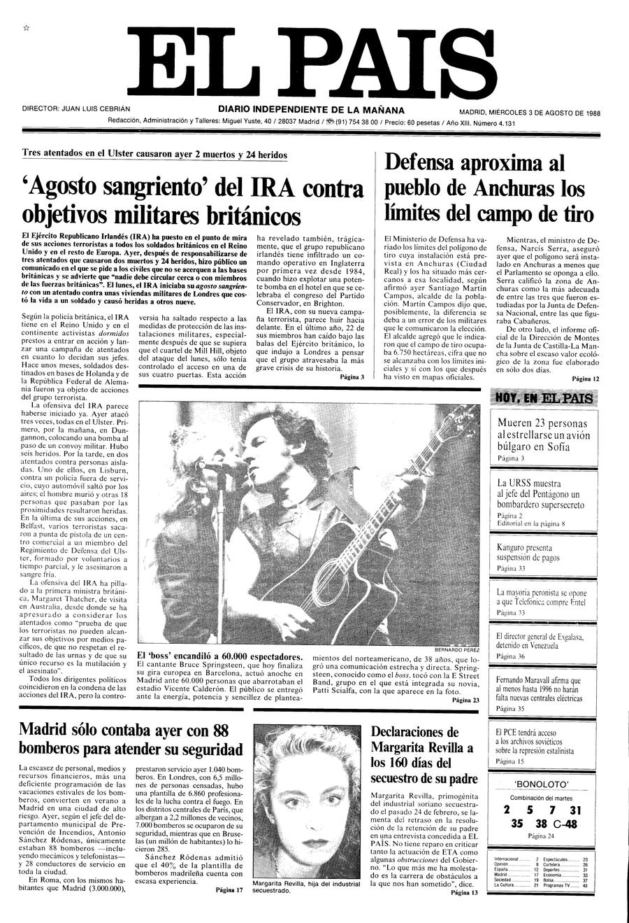 3 de Agosto de 1988