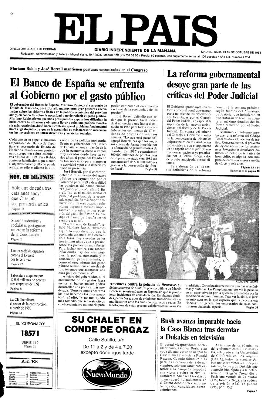 15 de Octubre de 1988