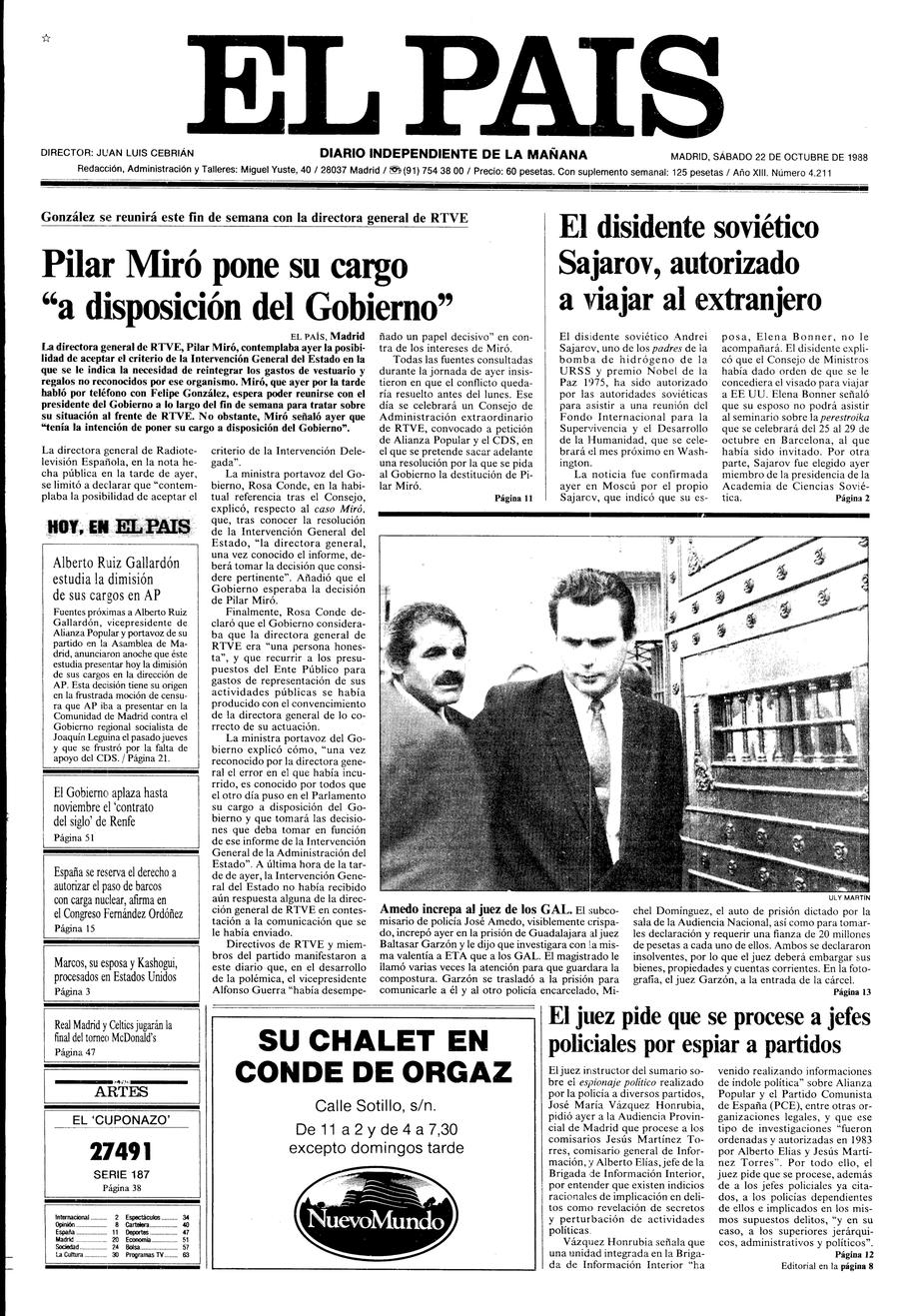 22 de Octubre de 1988