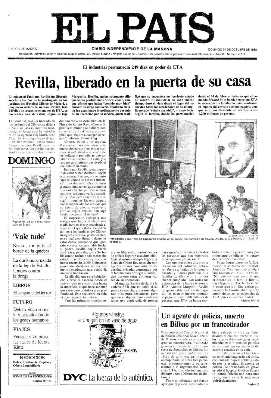 30 de Octubre de 1988