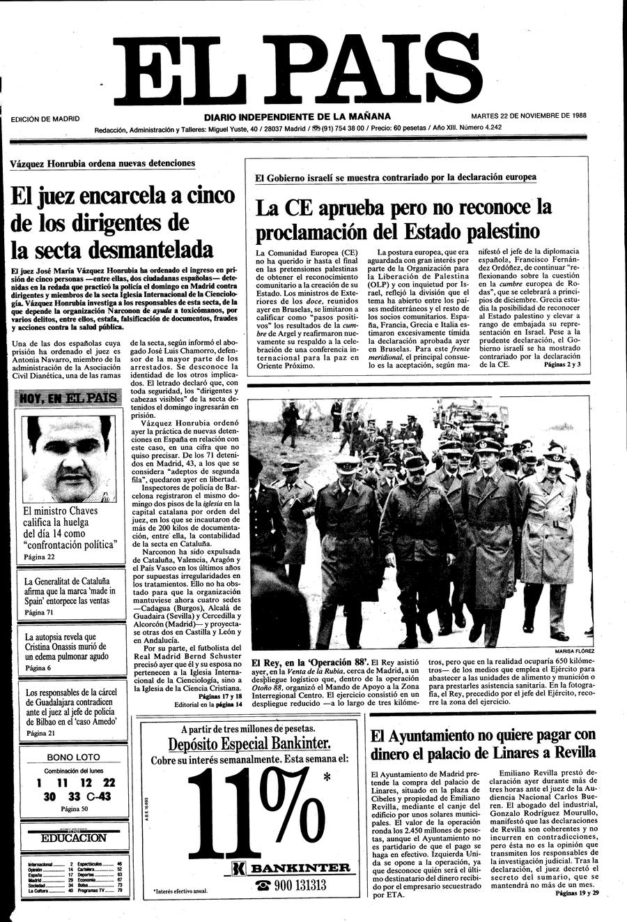 22 de Noviembre de 1988