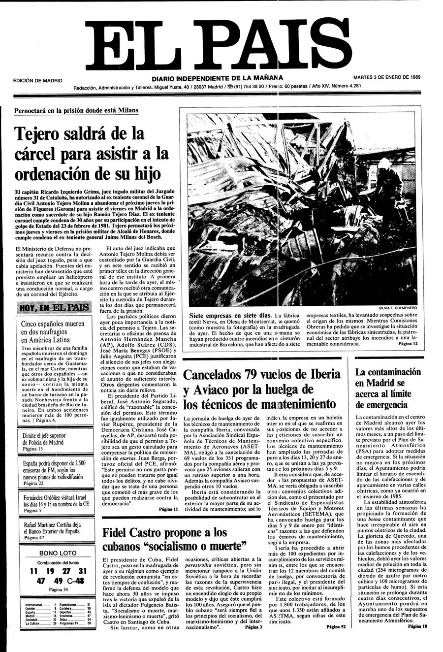 3 enero 1989