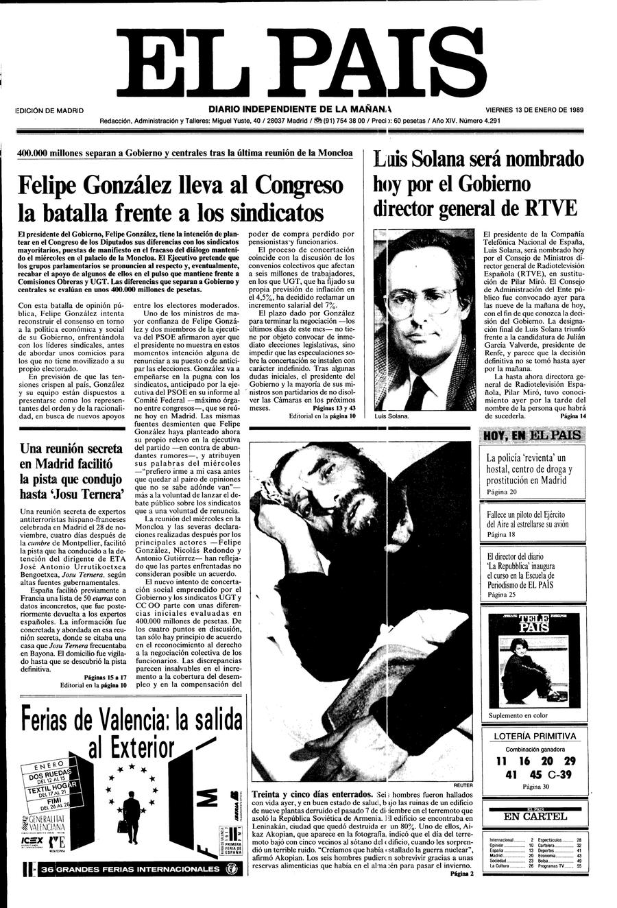 13 enero 1989