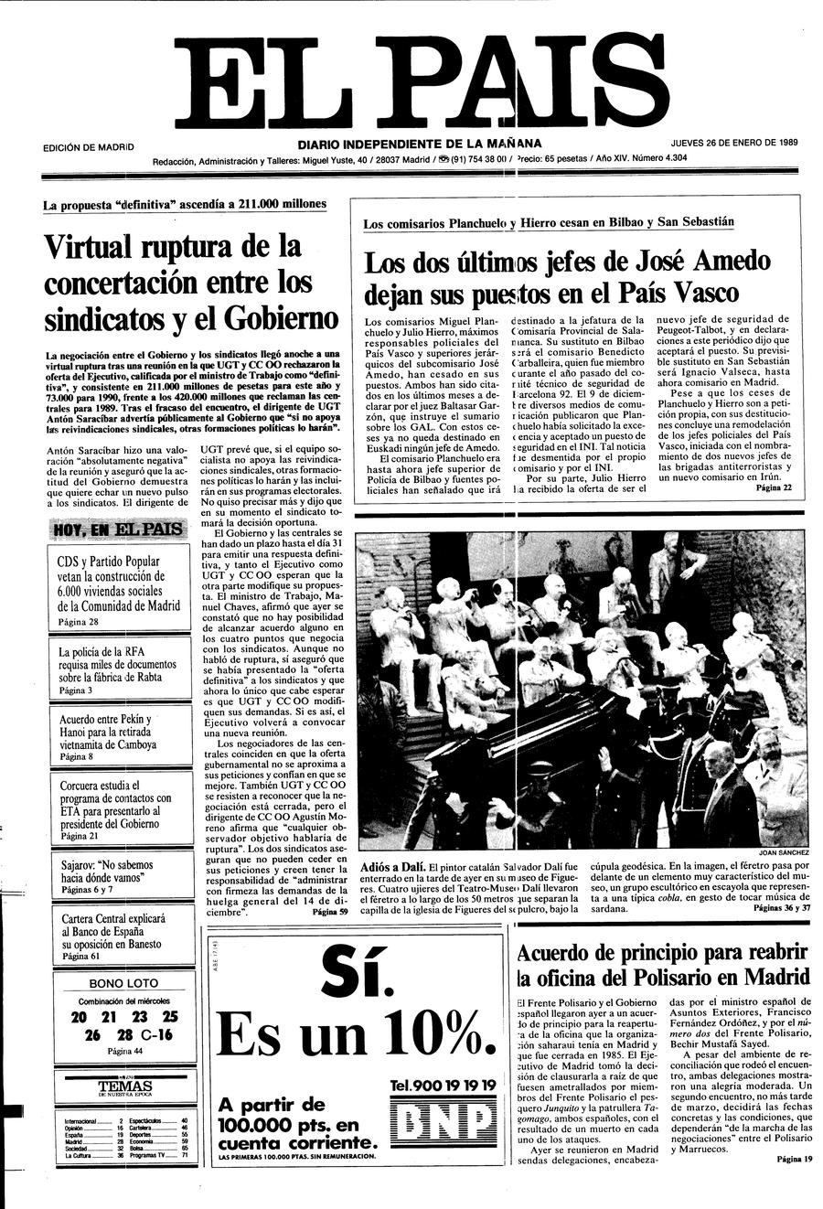 26 enero 1989