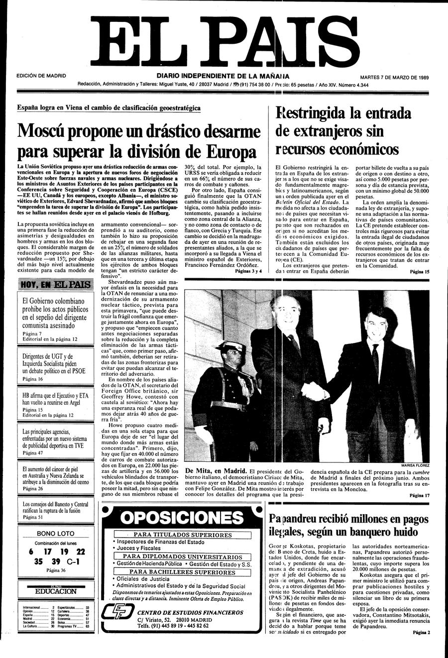 7 de Marzo de 1989