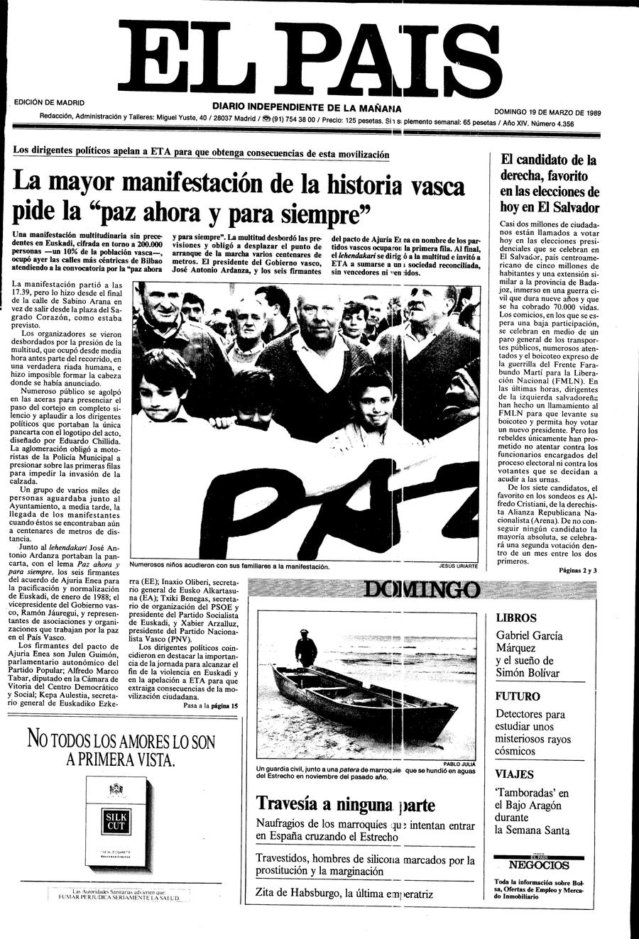 19 de Marzo de 1989