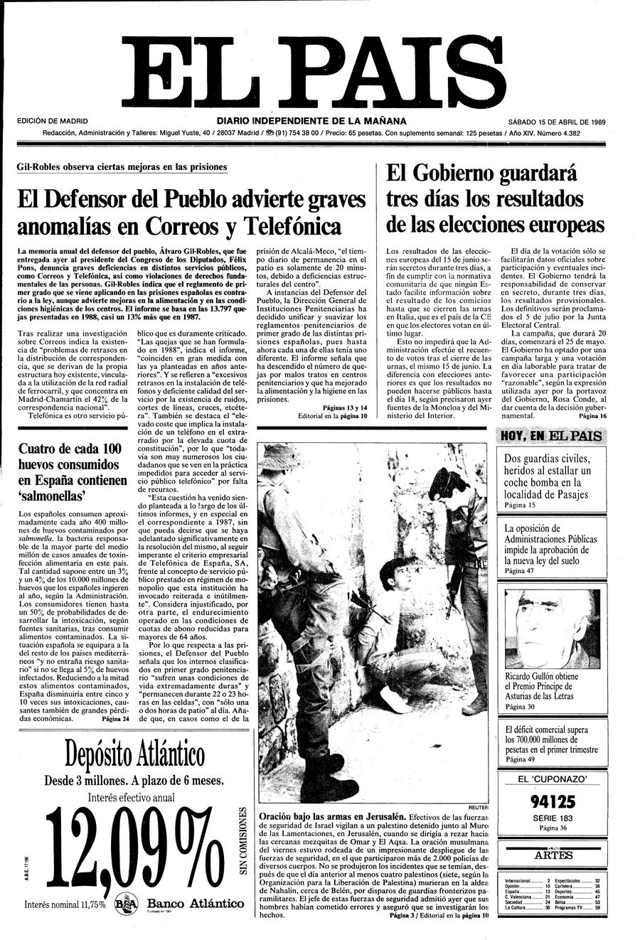 15 de Abril de 1989
