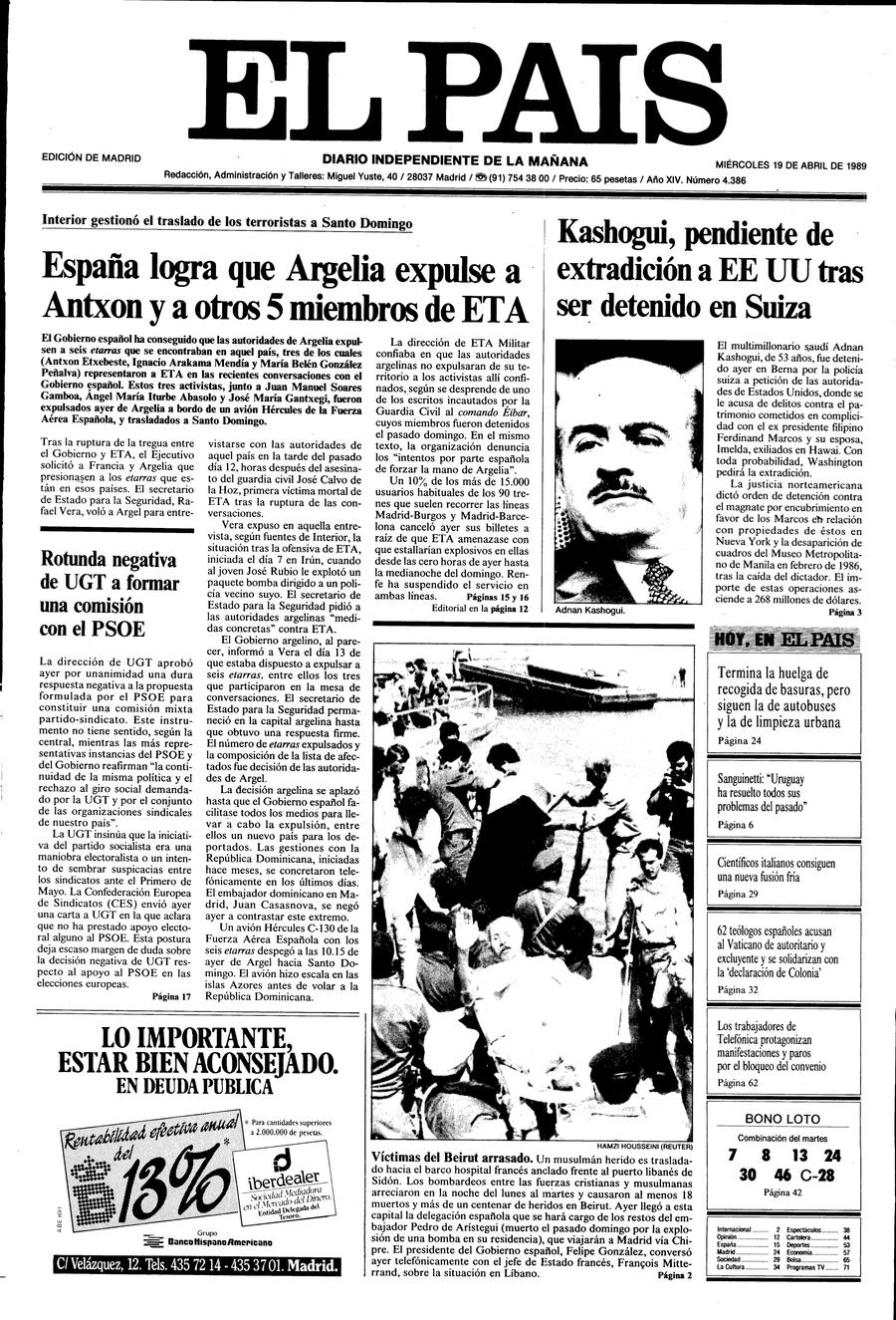 19 de Abril de 1989