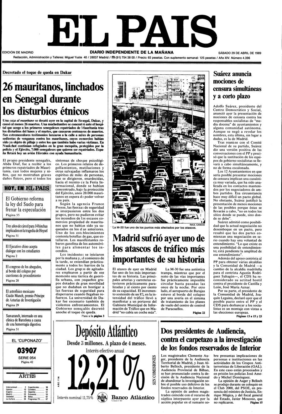 29 de Abril de 1989