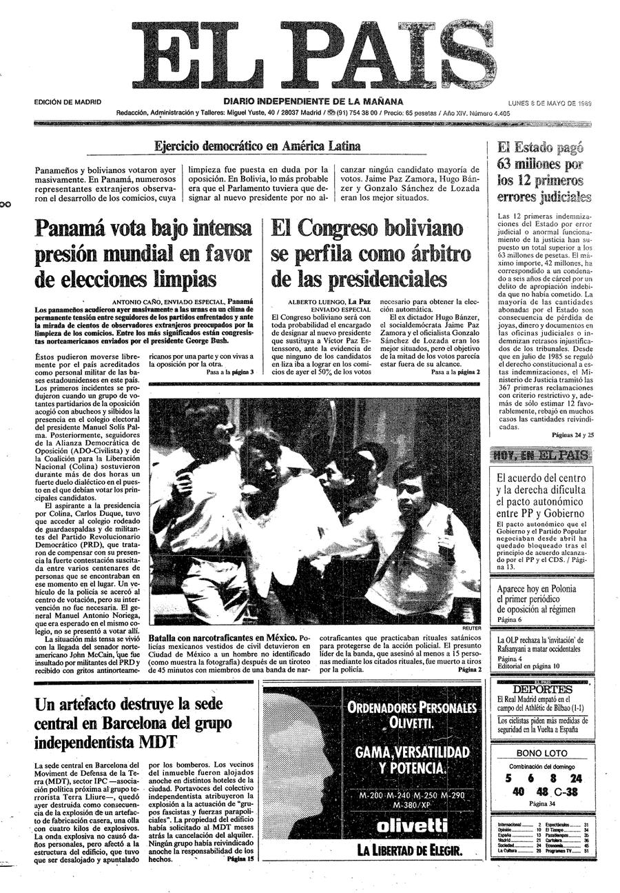 8 de Mayo de 1989