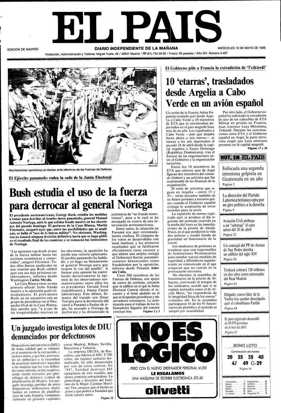 10 de Mayo de 1989