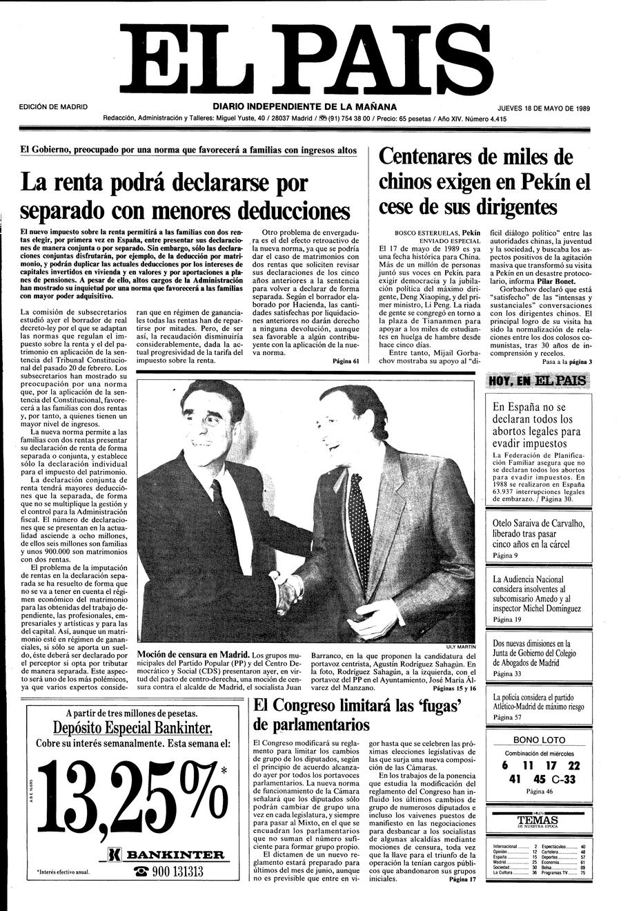 18 de Mayo de 1989