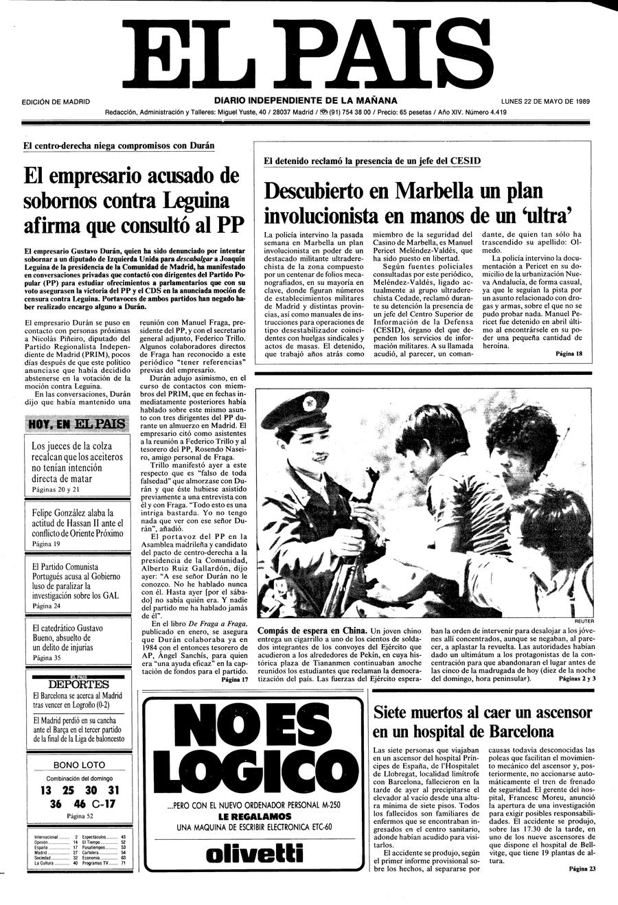 22 de Mayo de 1989