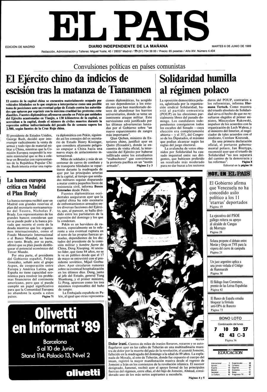 6 de Junio de 1989