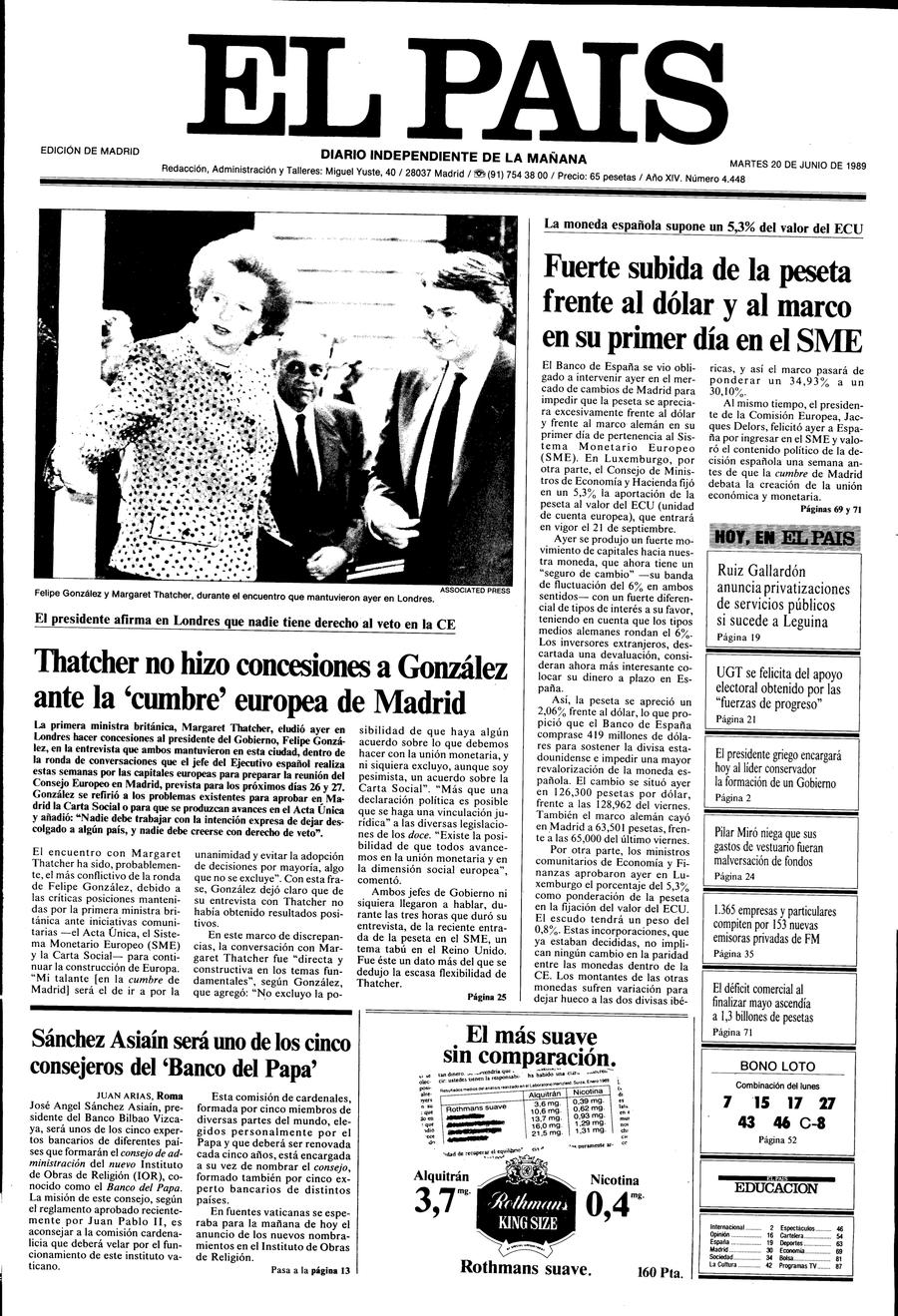 20 de Junio de 1989