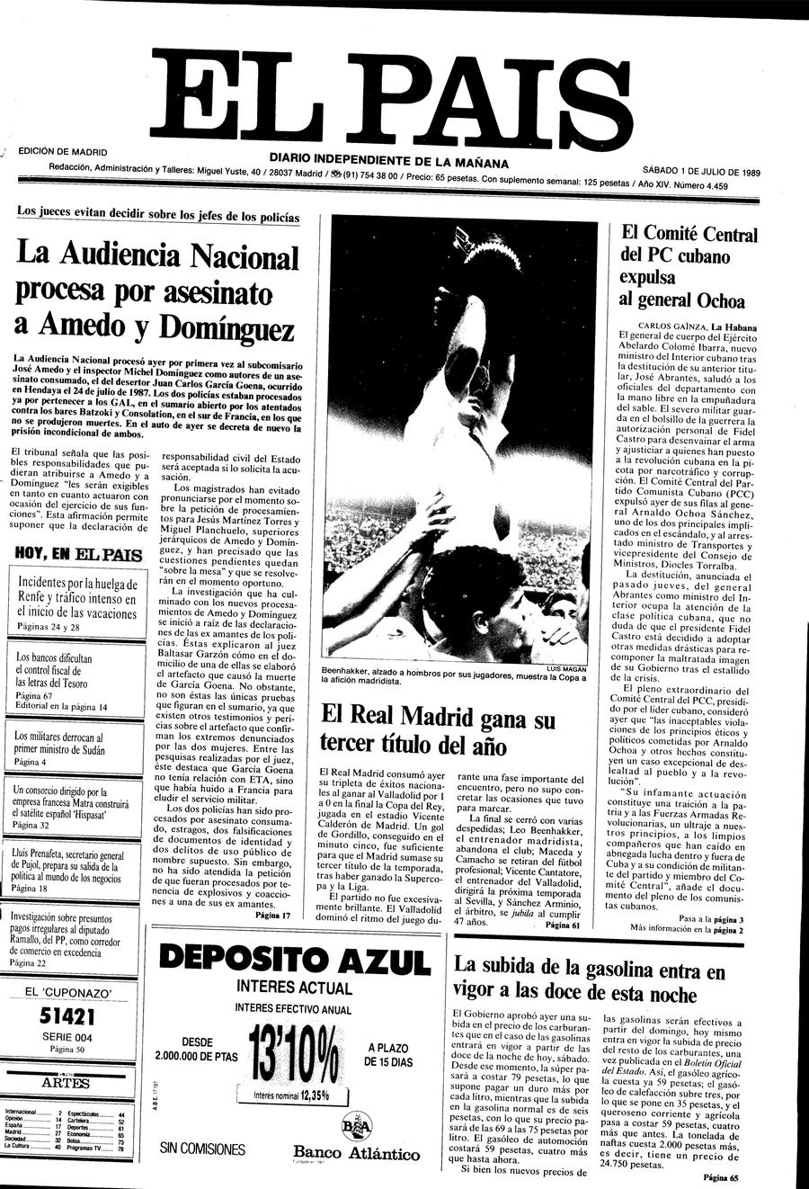 1 de Julio de 1989