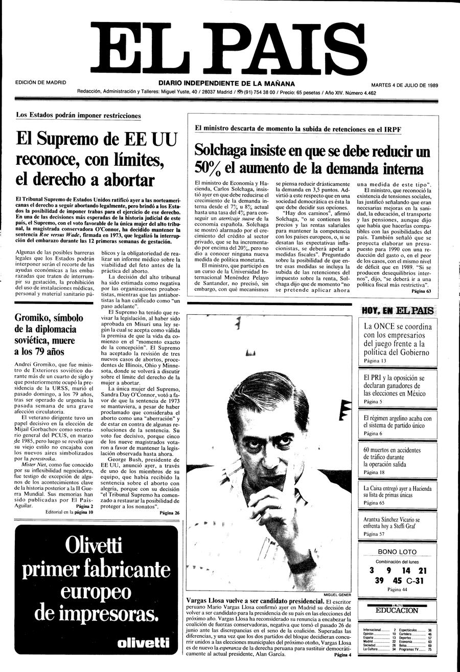 4 de Julio de 1989