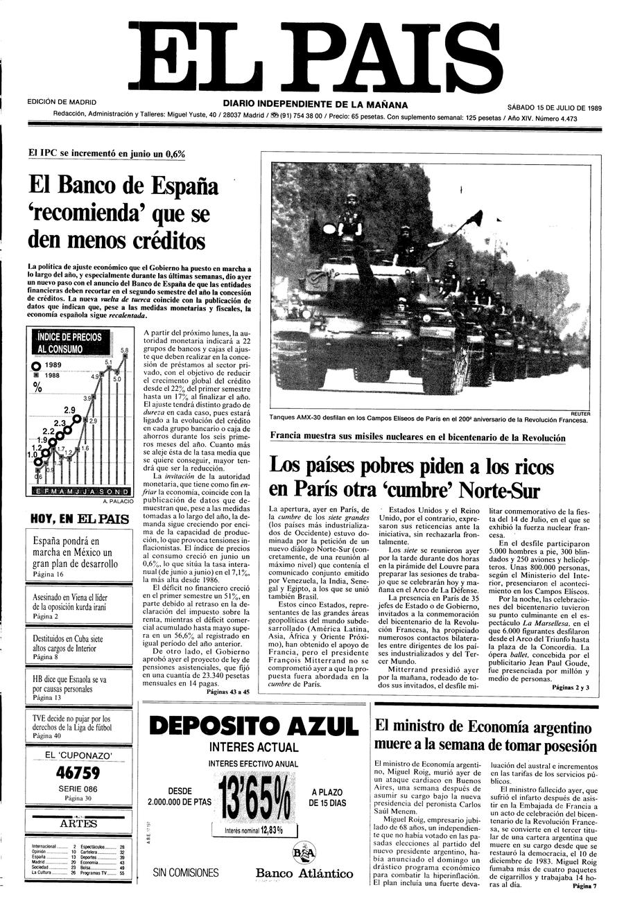 15 de Julio de 1989