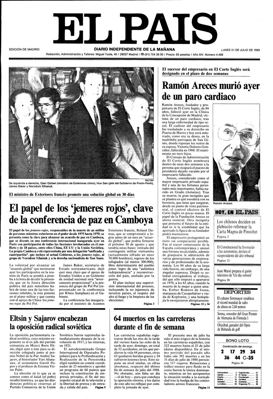 31 de Julio de 1989