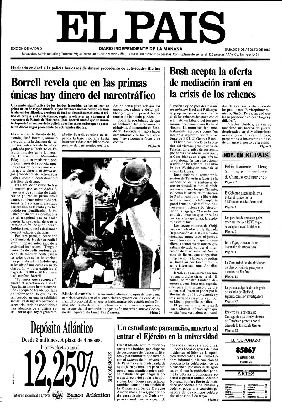 5 de Agosto de 1989