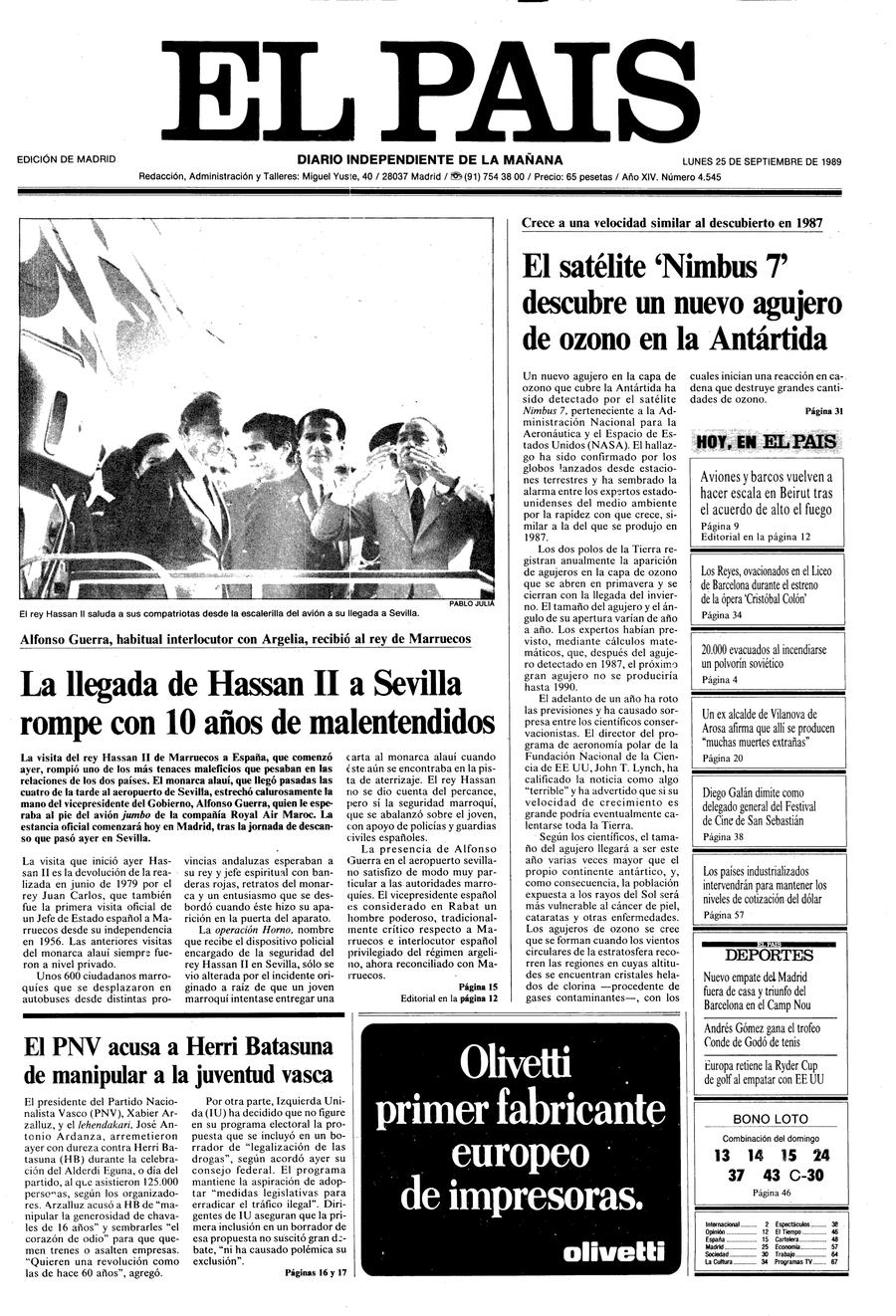 25 de Septiembre de 1989