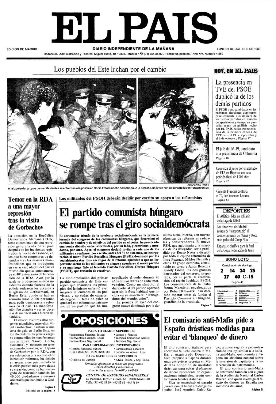 9 de Octubre de 1989