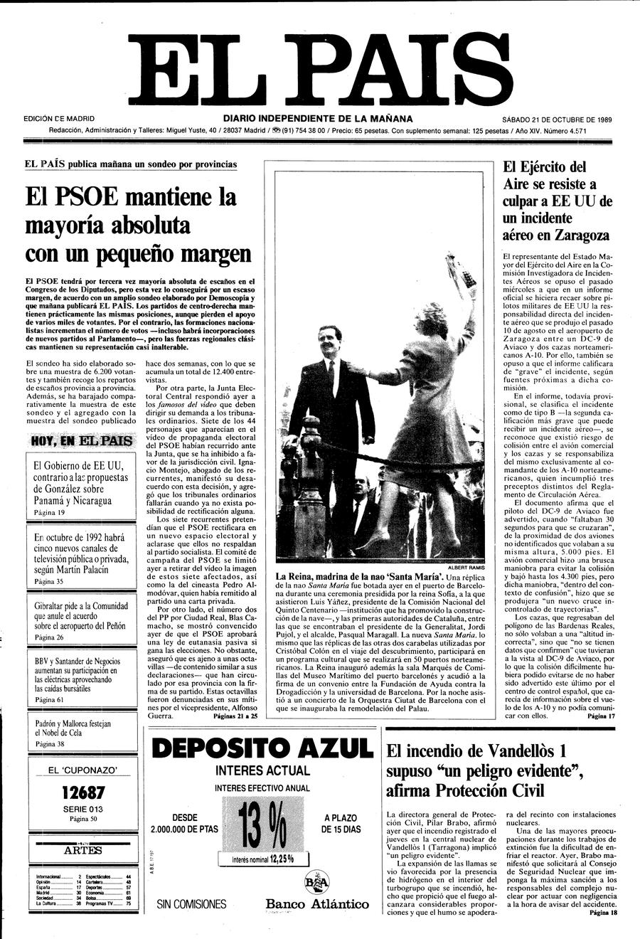 21 de Octubre de 1989