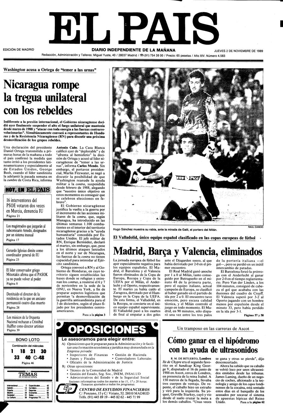 2 de Noviembre de 1989