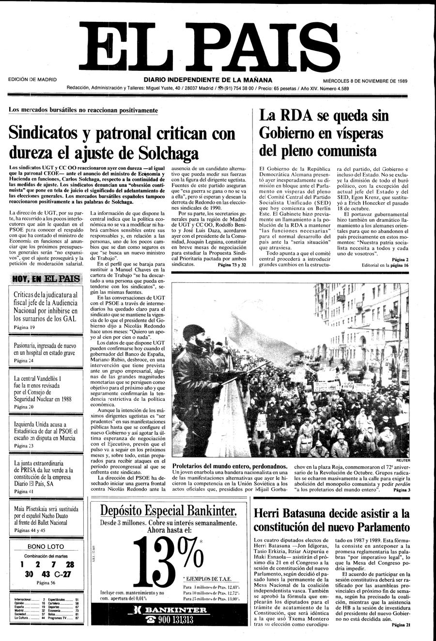 8 de Noviembre de 1989