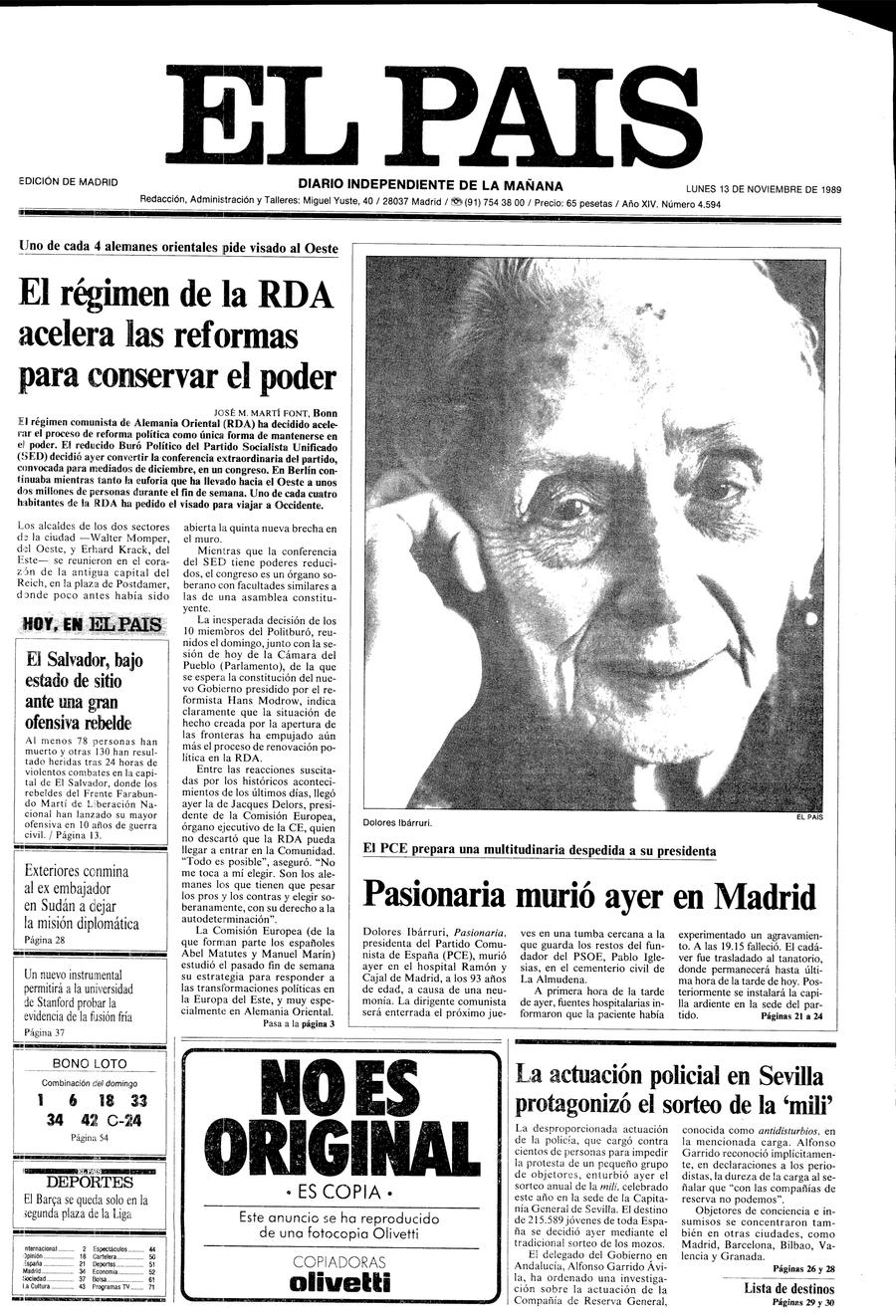 13 de Noviembre de 1989