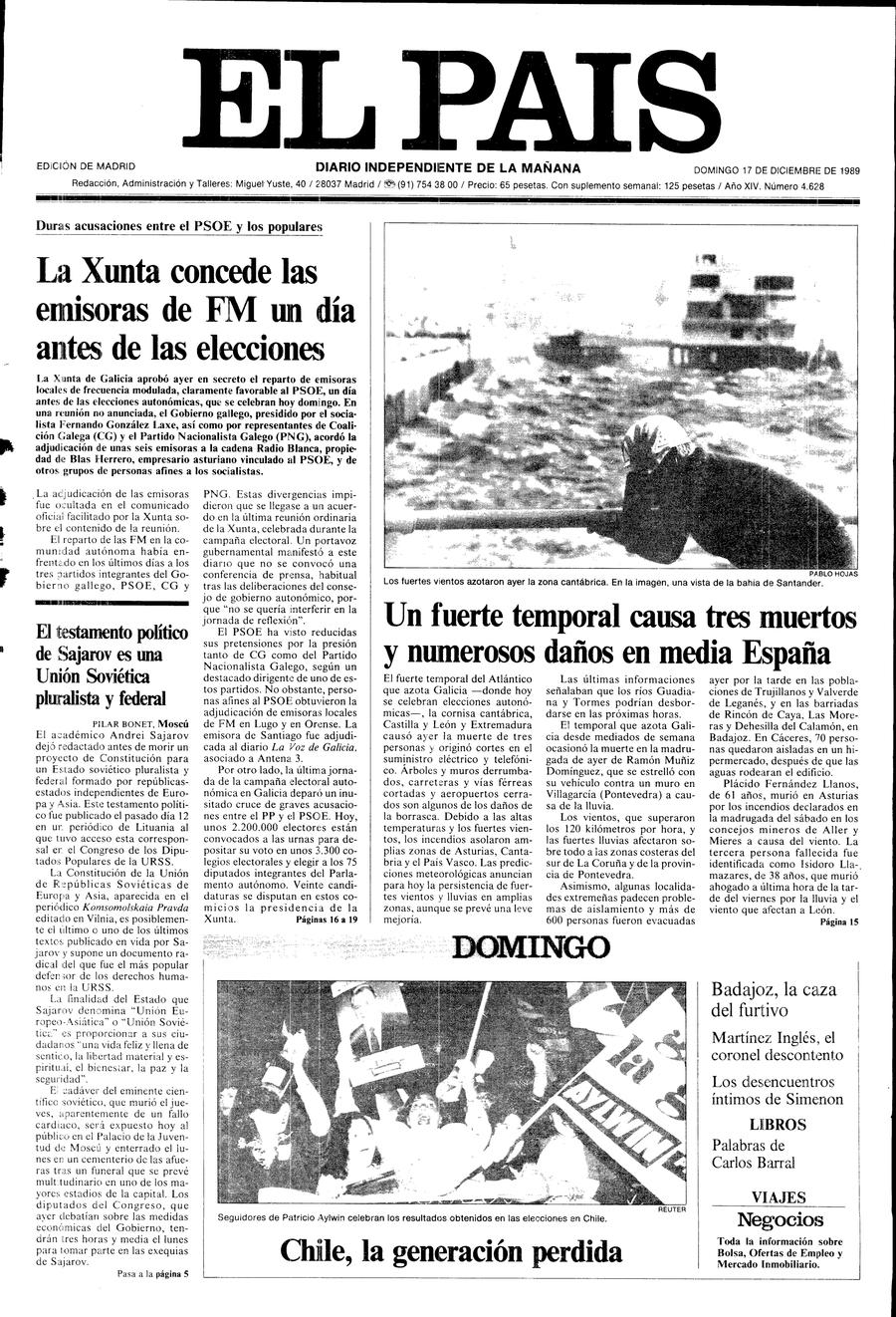 17 de Diciembre de 1989