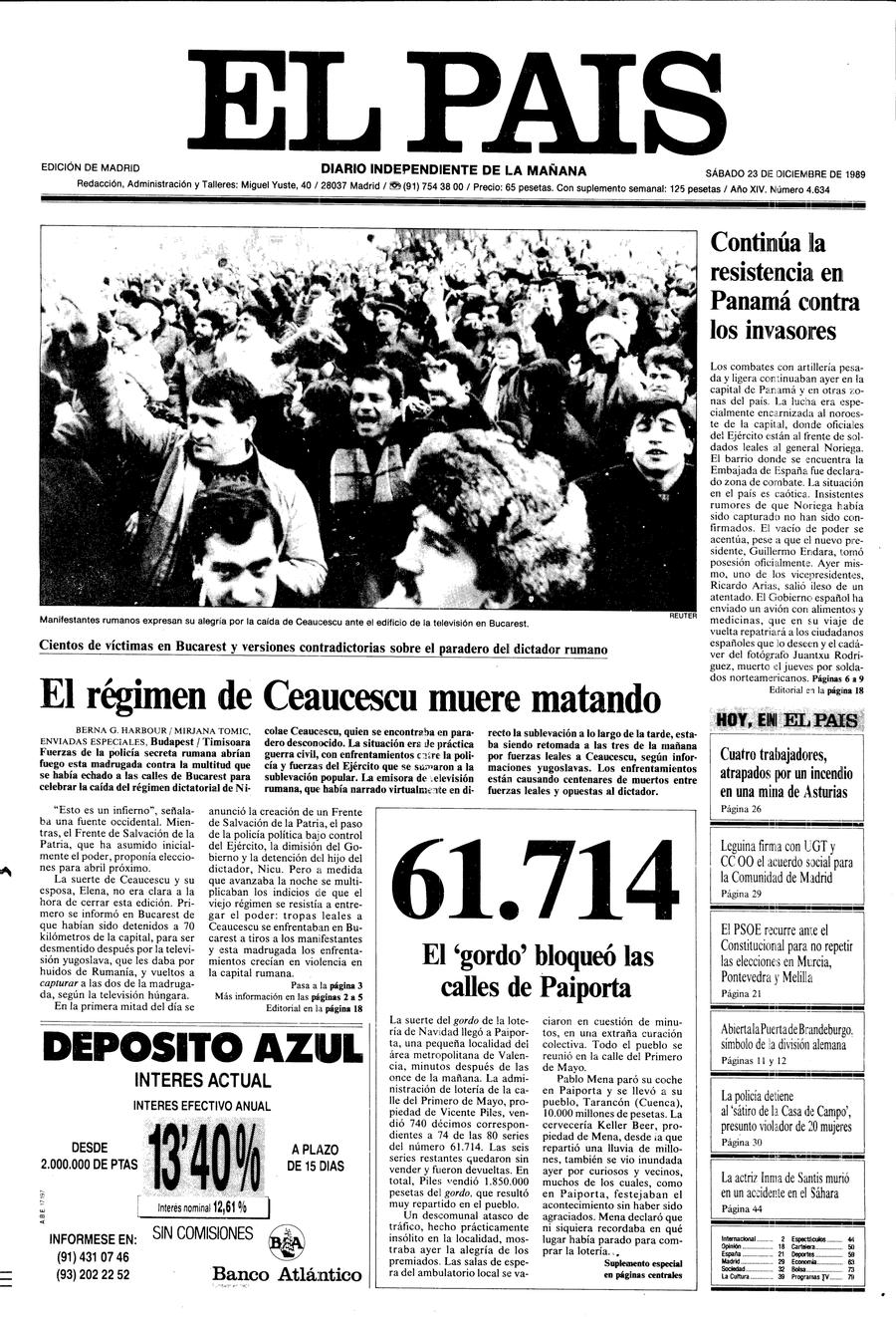 23 de Diciembre de 1989