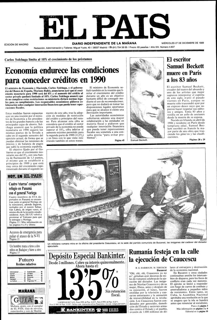 27 de Diciembre de 1989