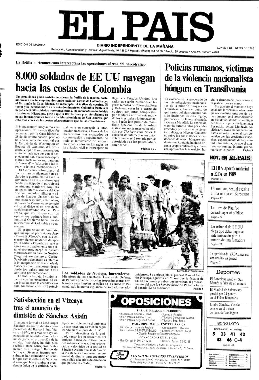 8 enero 1990