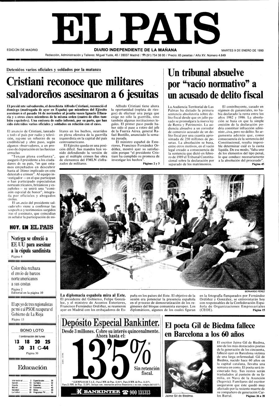 9 enero 1990