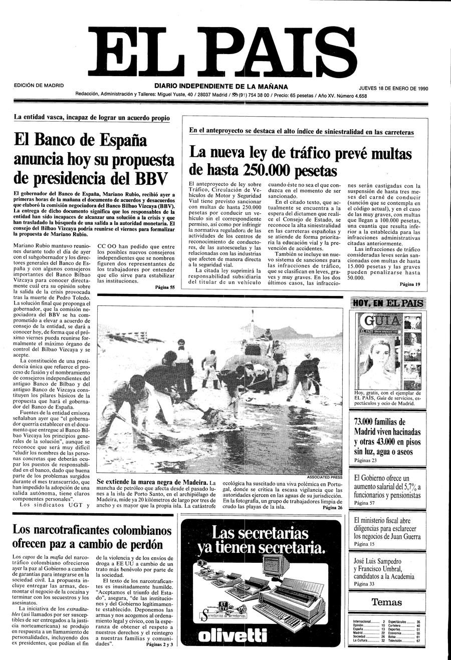 18 enero 1990