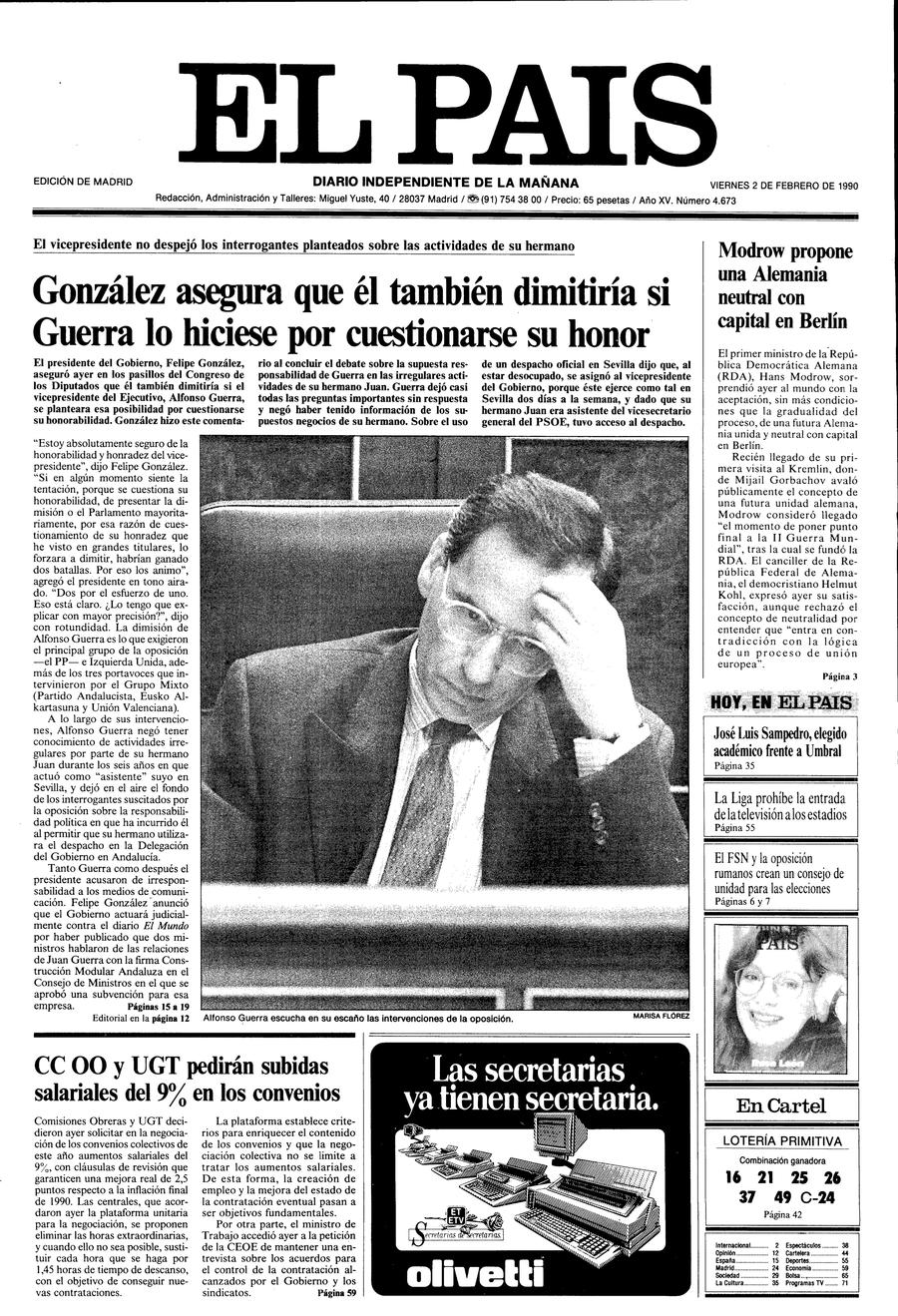 2 febrero 1990