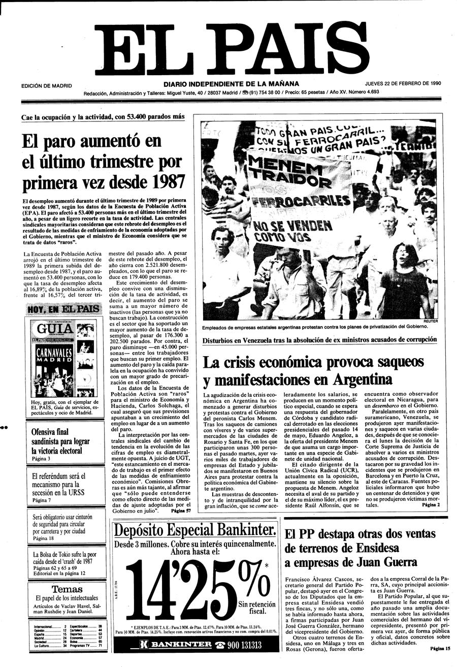 22 de Febrero de 1990