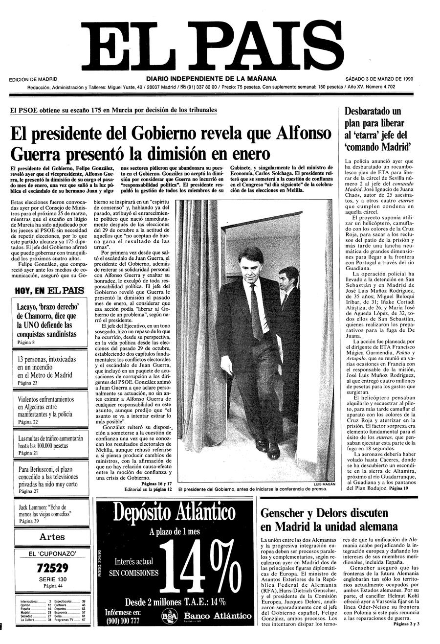 3 de Marzo de 1990