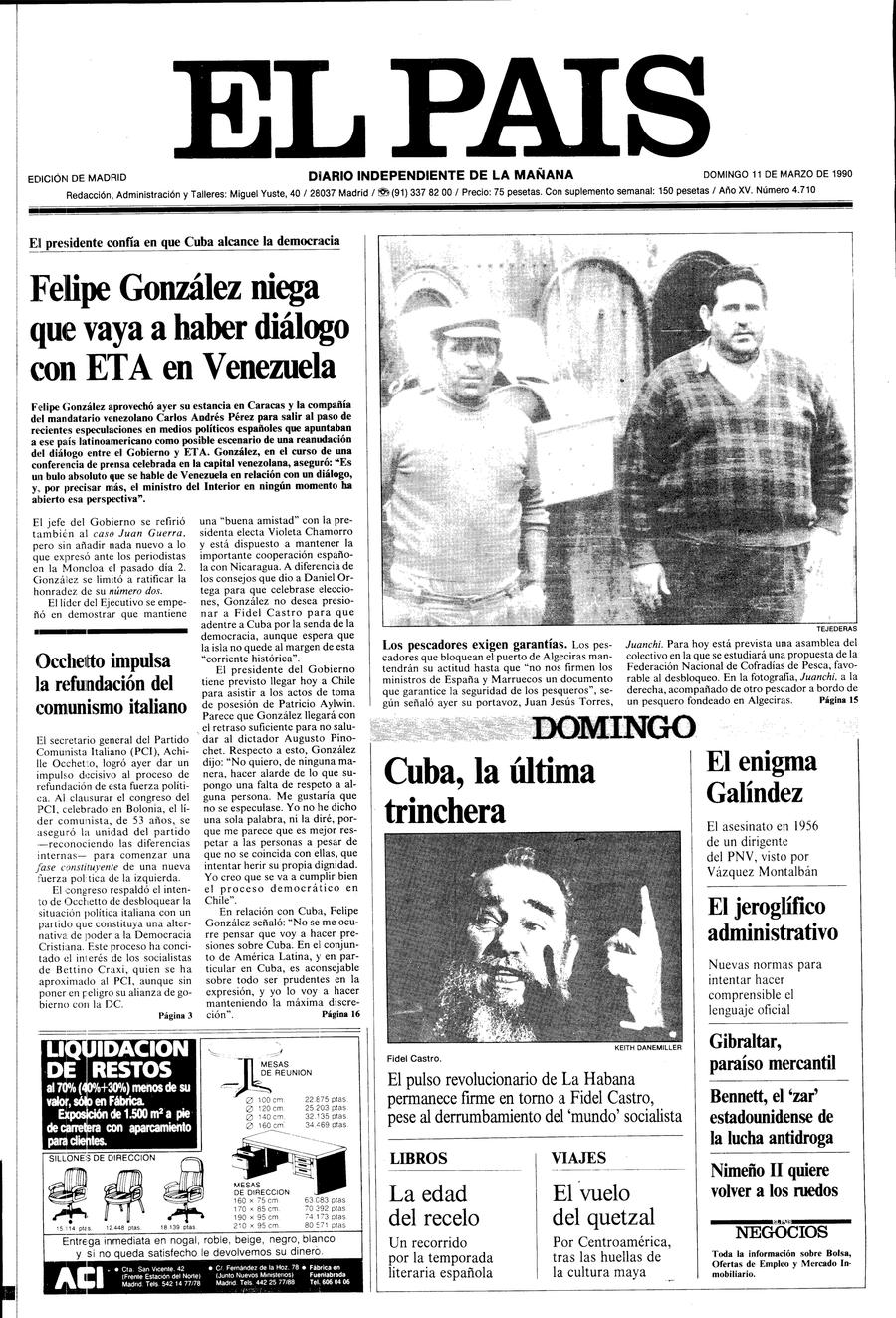 11 de Marzo de 1990