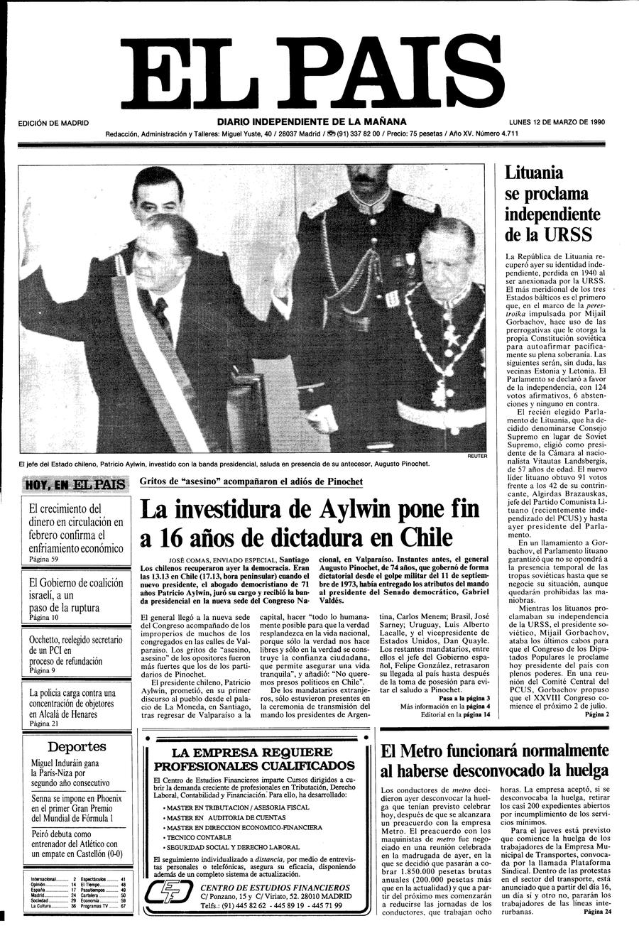 12 de Marzo de 1990