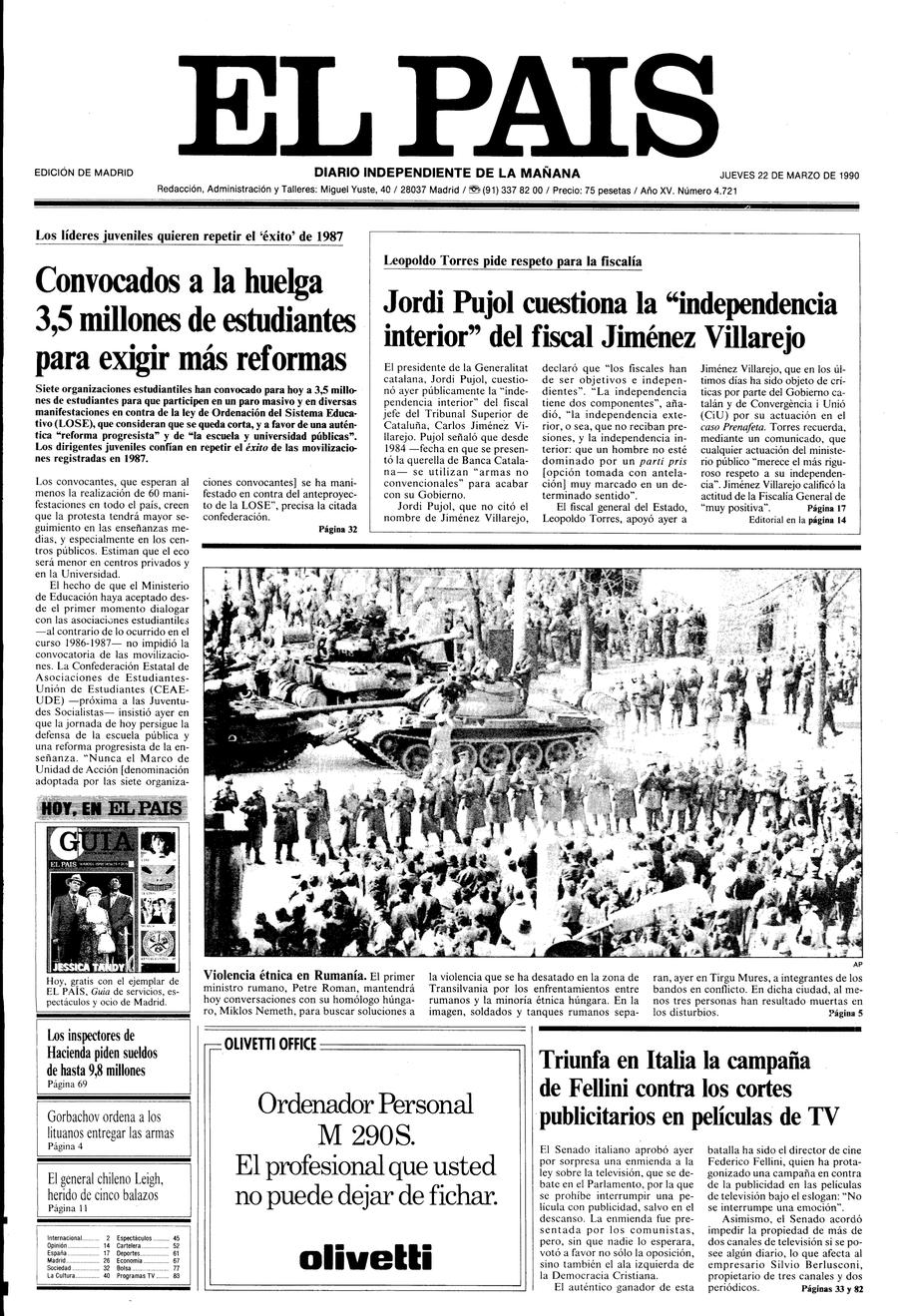 22 de Marzo de 1990